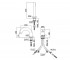Смеситель на 3 отверстия  LIGHT LIG047NO:Чертеж 