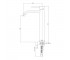 Смеситель высокий  LIGHT LIG081HGSP:Чертеж 