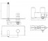 Настенный смеситель  LIGHT LIG105NO:Чертеж 