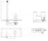 Настенный смеситель  LIGHT LIG106NO:Чертеж 