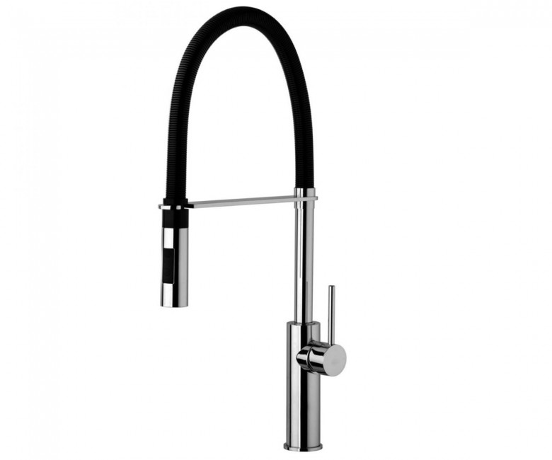 Змішувач з гнучким носиком PAFFONI LIGHT LIG 179 CRNO LIG179CRNO