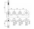 Смеситель для душа  MODULAR BOX MDE000HGSP:Чертеж 