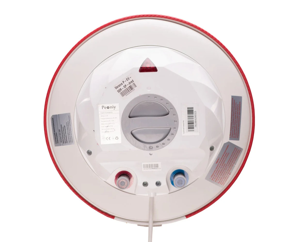 Бойлер электрический 80 л  VERONA P-EV-80R-SP-RED:Фото 2