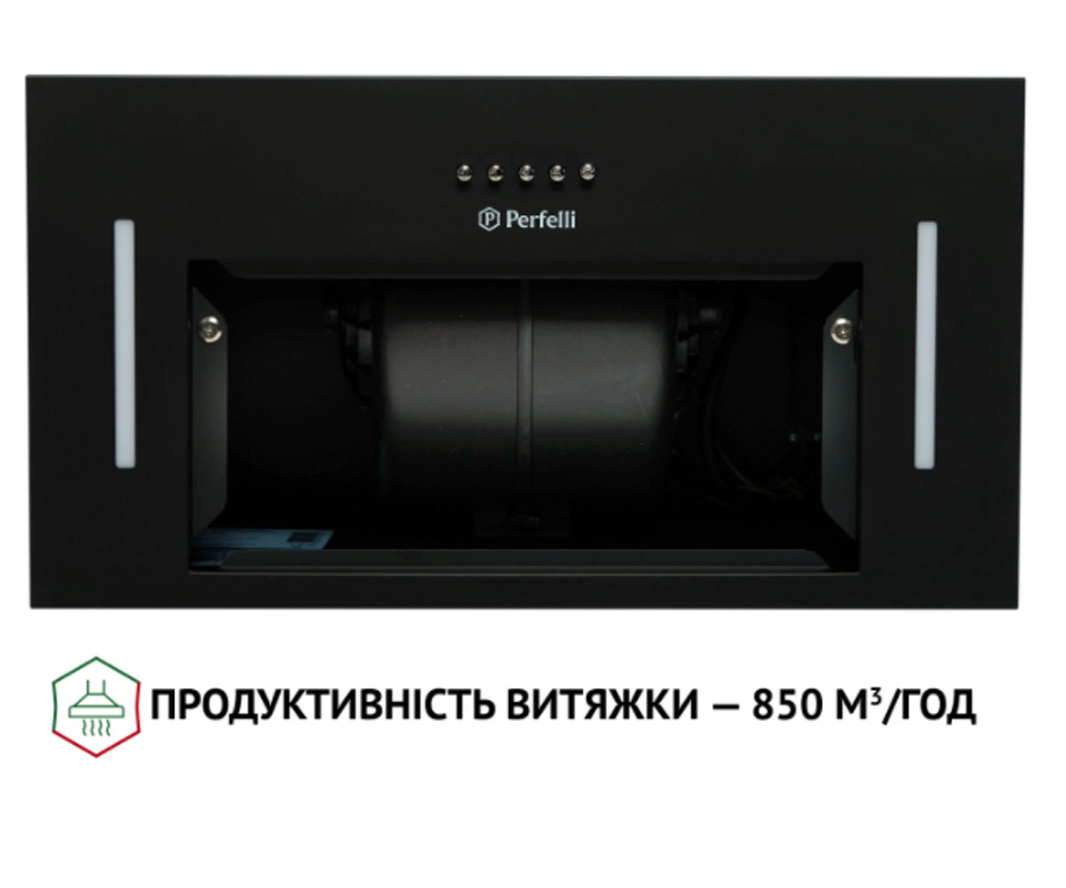 Полновстраиваемая вытяжка  BI 5453 BL 850 LED STRIP:Фото 8