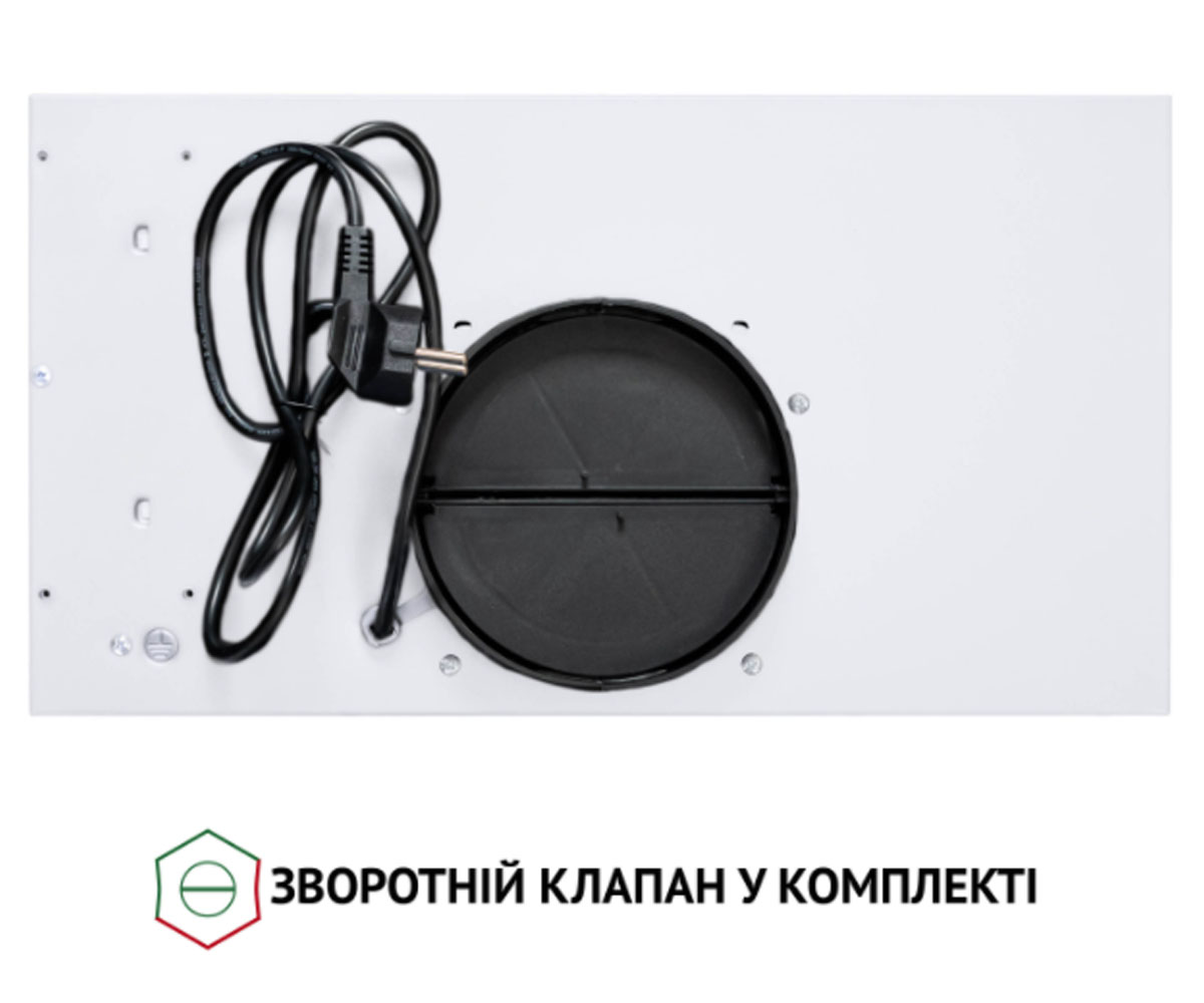 Полновстраиваемая вытяжка  BI 5453 WH 850 LED STRIP:Фото 2