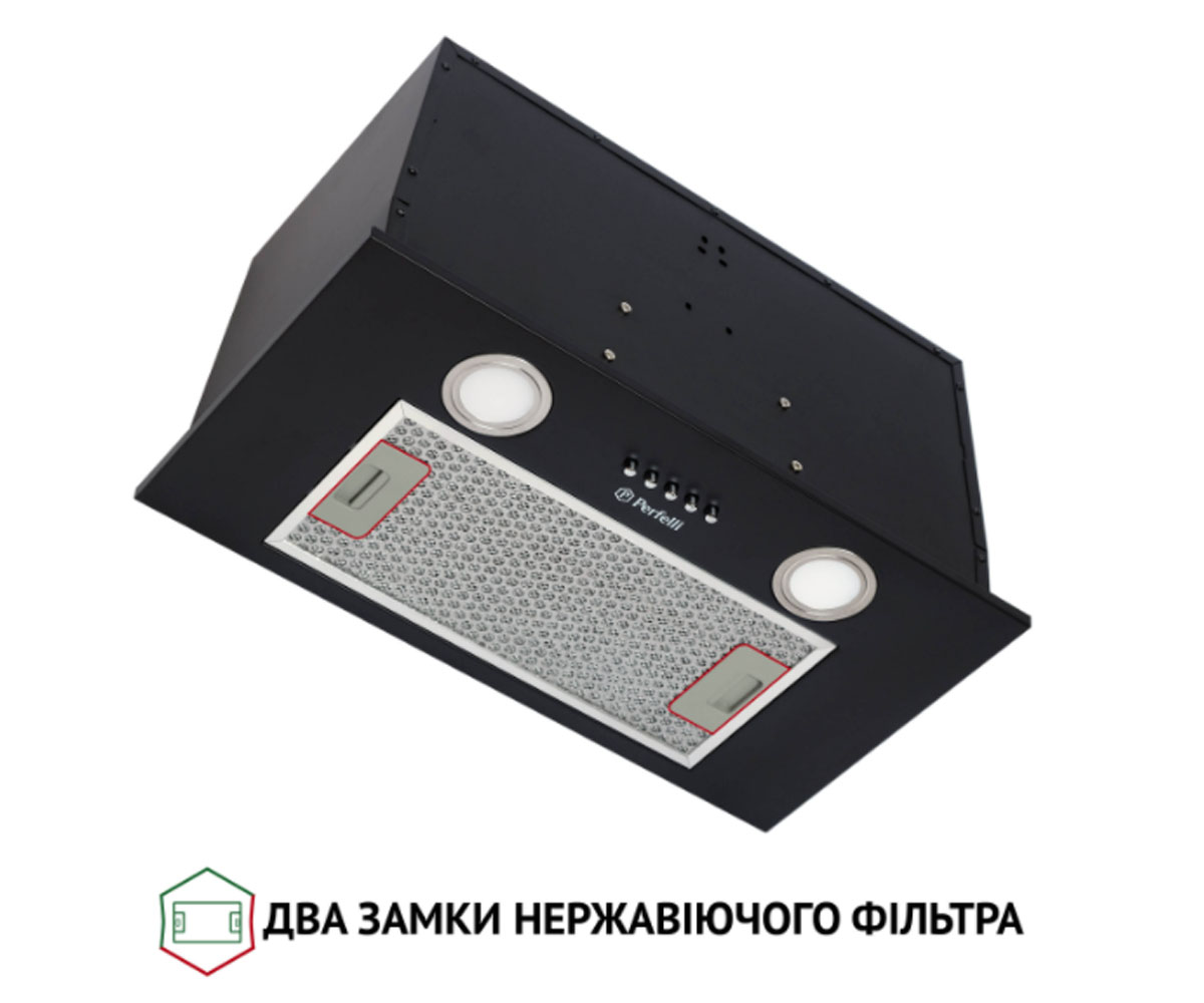 Вытяжка полновстраиваемая  BI 5652 BL 1000 LED:Фото 5