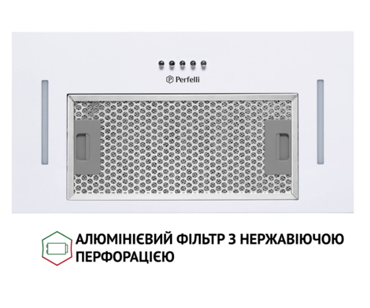 Вытяжка полновстраиваемая  BI 5653 WH 1000 LED:Фото 4