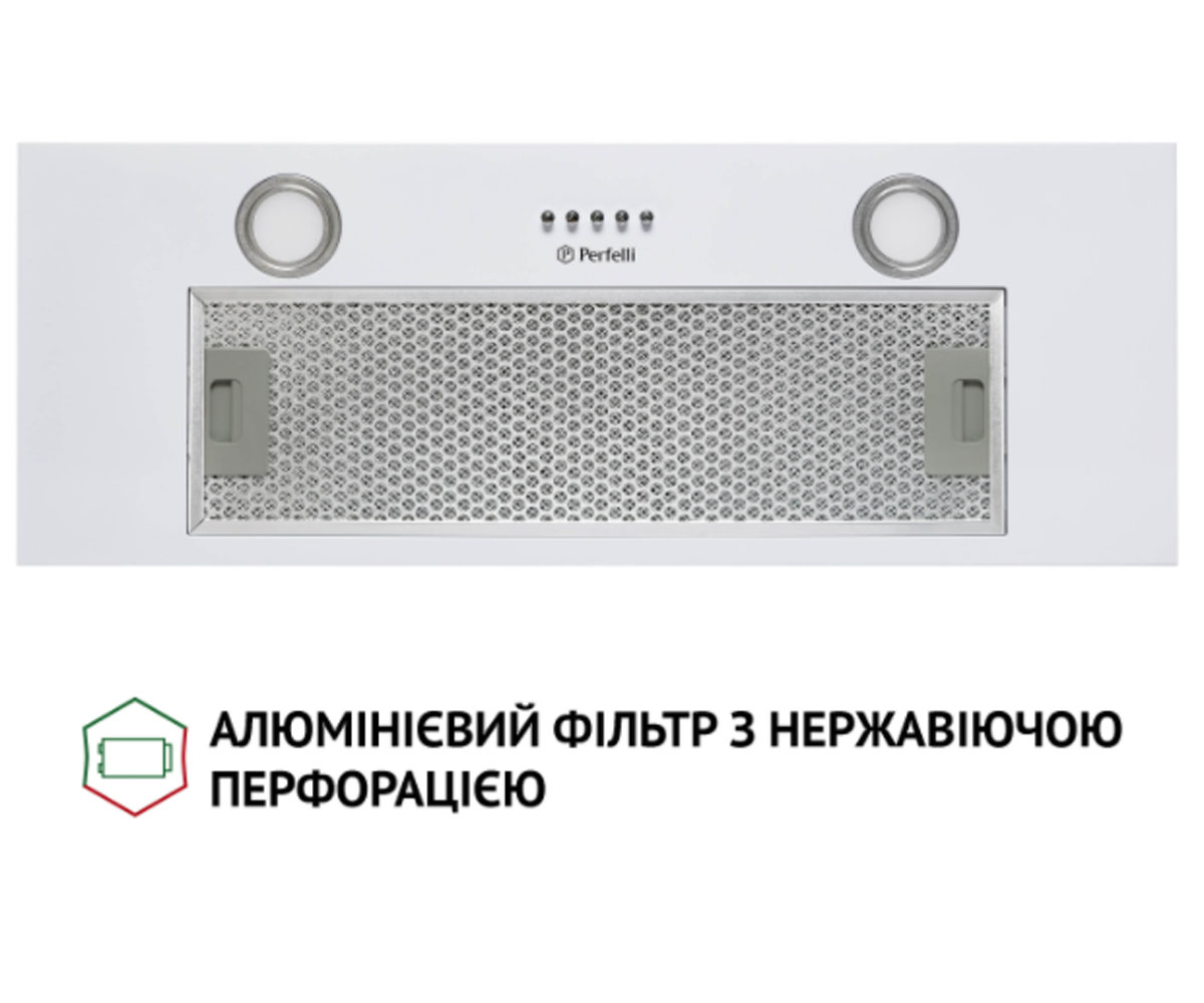 Вытяжка встраиваемая  BI 7652 WH 1000 LED:Фото 4