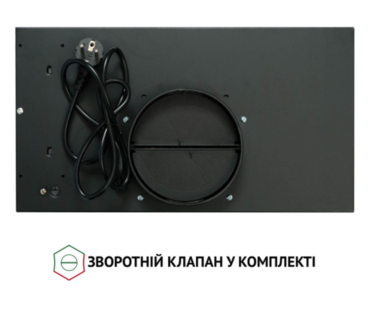 Полновстраиваемая вытяжка  BIS 5653 BL 1000 LED:Фото 2