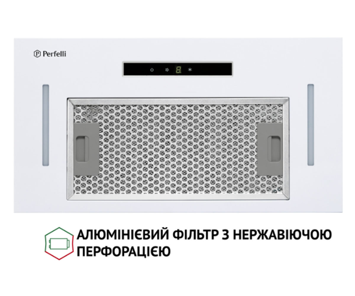 Полновстраиваемая вытяжка  BIS 5653 WH 1000 LED:Фото 4