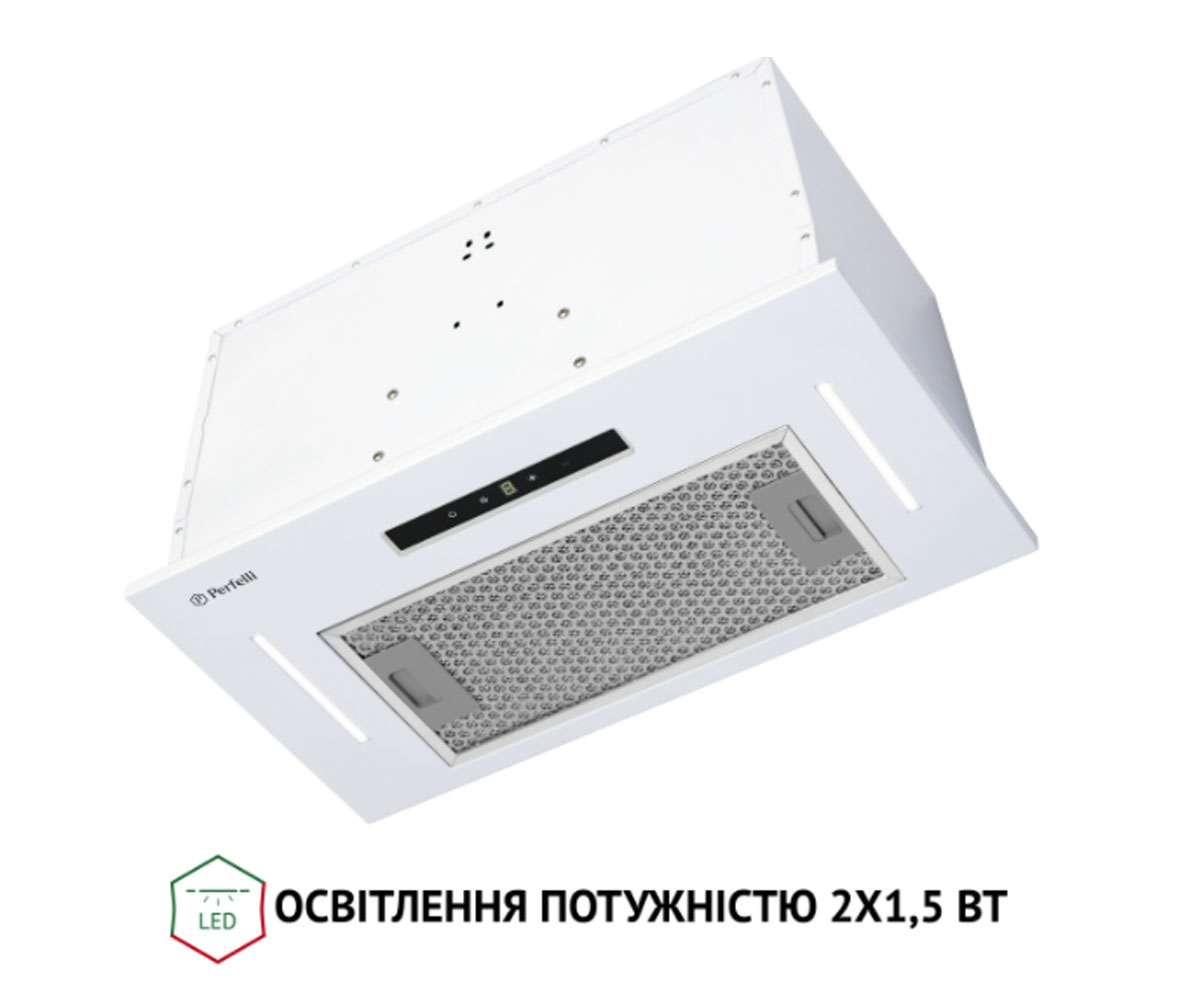 Полновстраиваемая вытяжка  BIS 5653 WH 1000 LED:Фото 7
