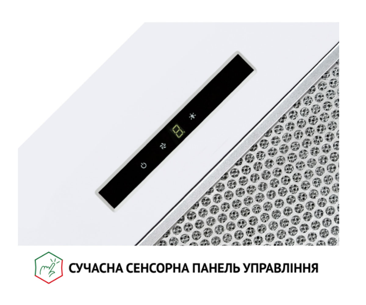 Полновстраиваемая вытяжка  BIS 5653 WH 1000 LED:Фото 9