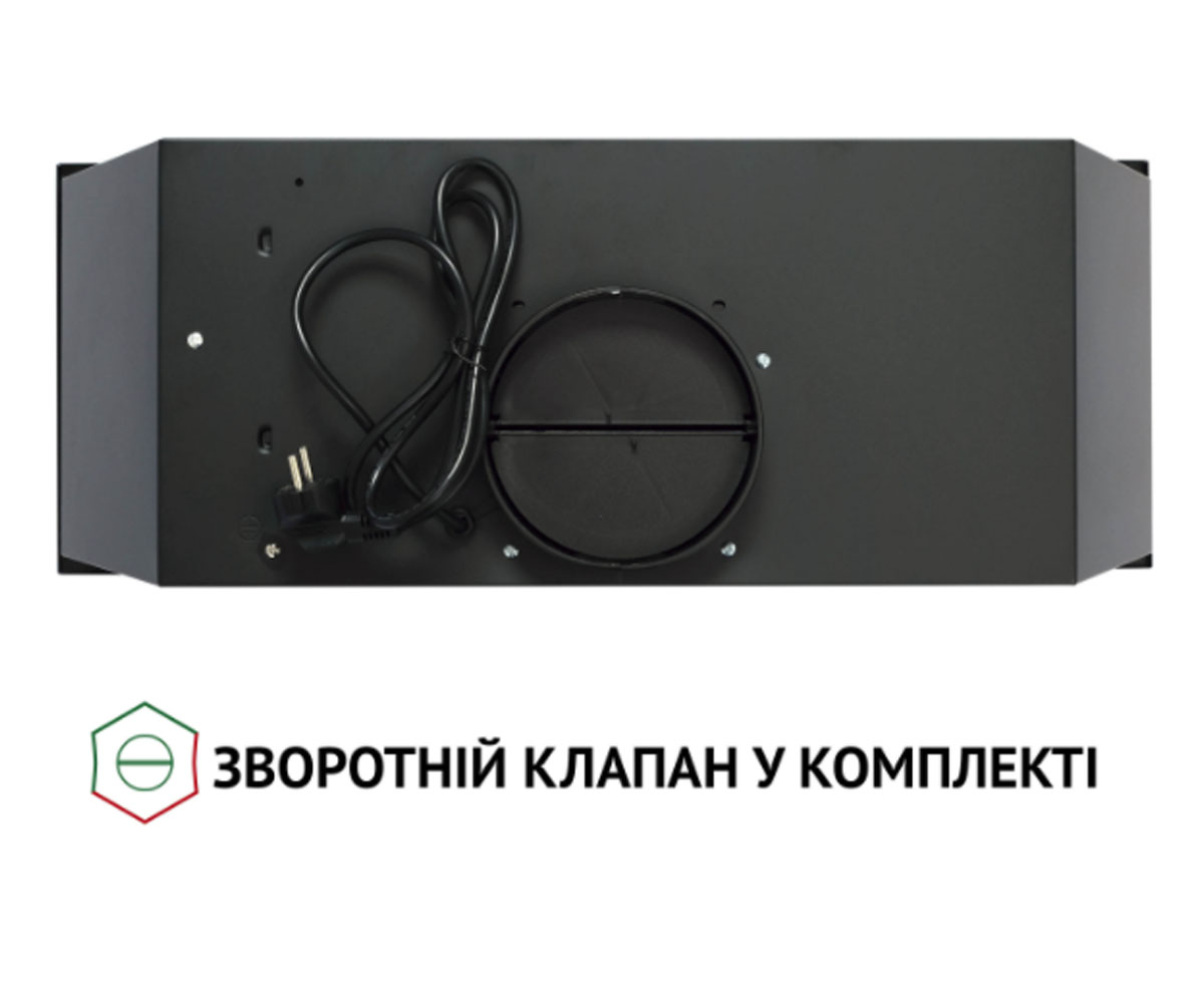 Сенсорная вытяжка  BIS 7653 BL 1000 LED:Фото 2