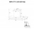 Сенсорная вытяжка  BISP 6773 BL 1100 LED STRIP:Чертеж 