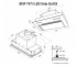 Вытяжка сенсорная  BISP 7873 WH LED STRIP GLASS:Чертеж 