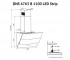 Сенсорная вытяжка  DNS 6363 B 750 BL LED STRIP:Чертеж 