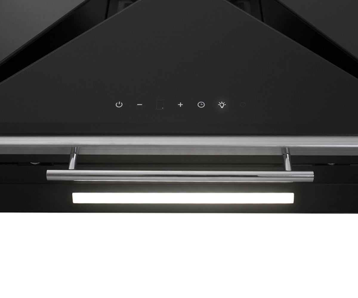 Вытяжка сенсорная  DNS 67143 B 1100 BL LED STRIP:Фото 4