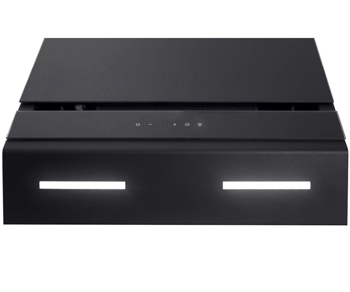 Наклонная вытяжка  DNS 6723 B 1100 BL LED STRIP:Фото 4