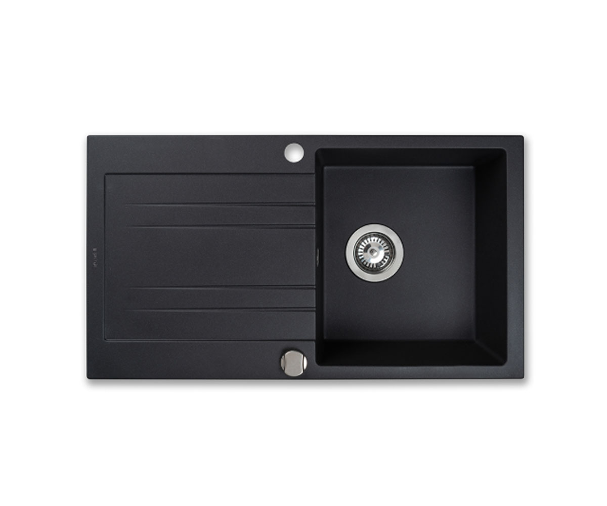 Кухонна мийка PERFELLI  FIORA PGF 1141-78 BLACK METALLIC FIORA PGF 1141-78 BLACK METALLIC