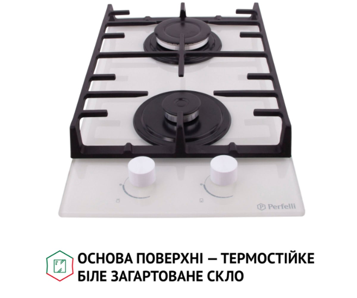 Плита на 2 конфорки  HGG 31427 WH:Фото 2