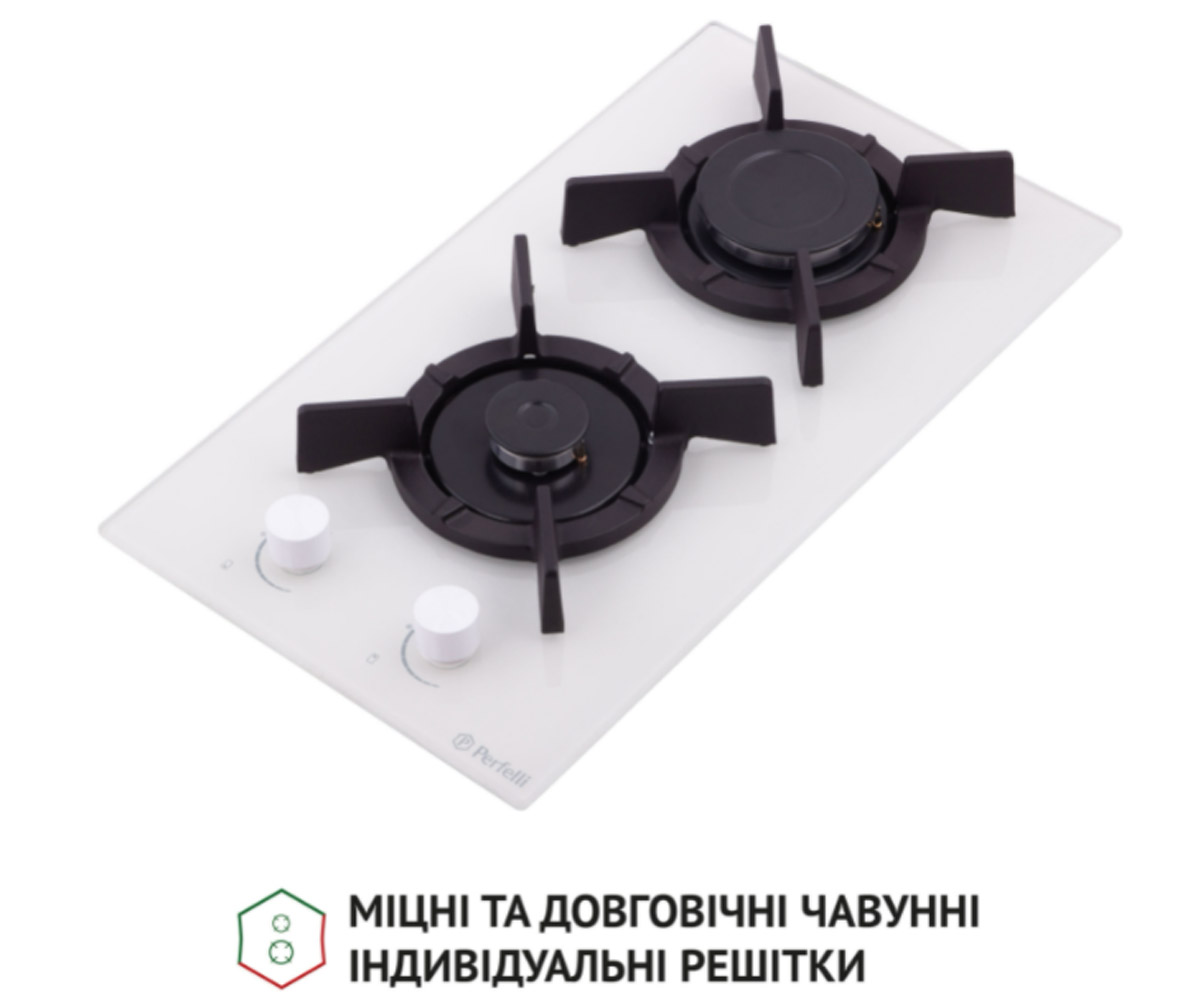 Плита на 2 конфорки  HGG 31487 WH:Фото 3