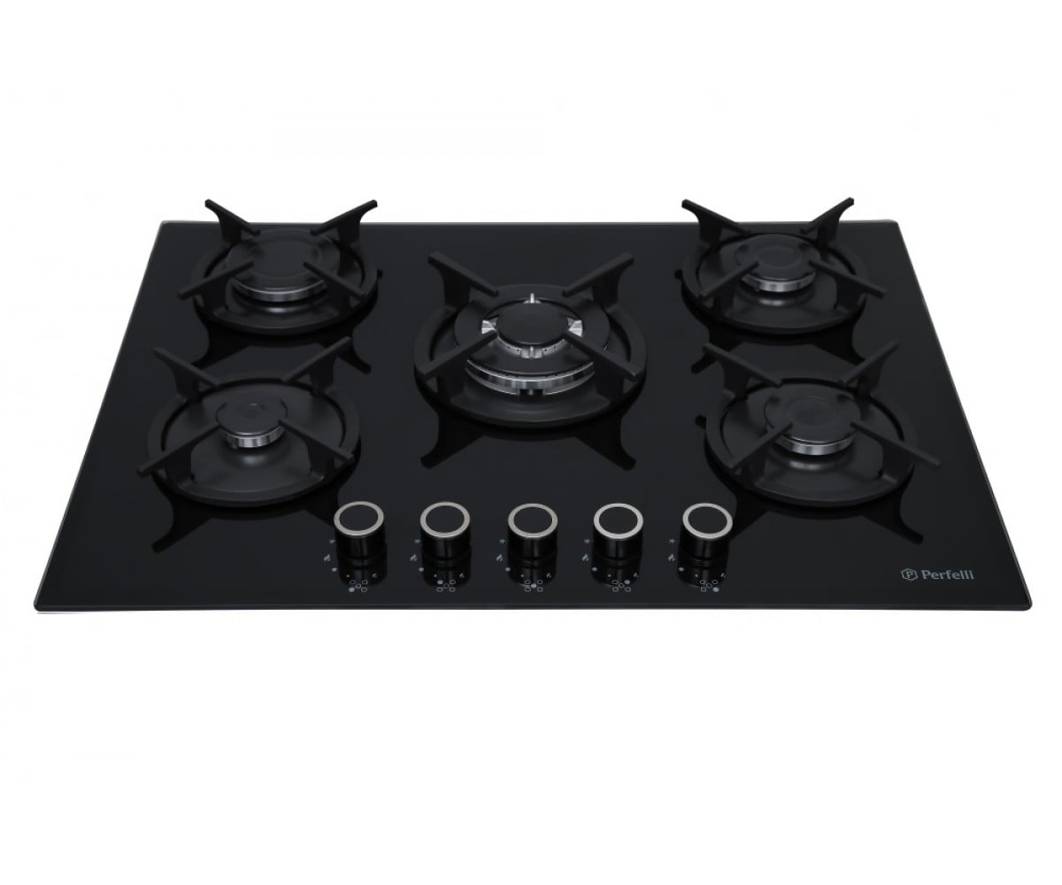 Пятиконфорочная плита PERFELLI ZERO HGG 71643 BL HGG 71643 BL