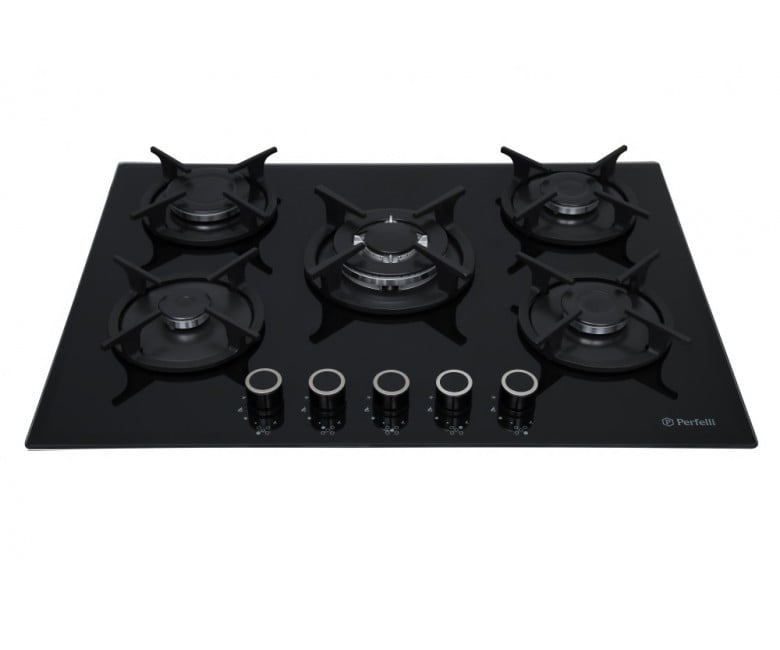Пятиконфорочная плита PERFELLI ZERO HGG 71643 BL HGG 71643 BL