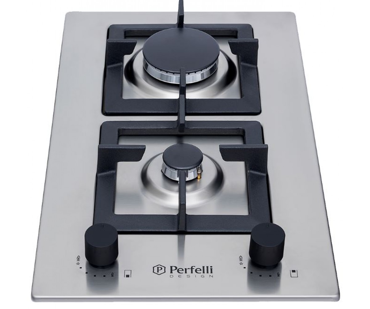 Плита на дві конфорки PERFELLI INOX SLIM LINE HGM 3230 INOX SLIM LINE HGM 3230 INOX SLIM LINE