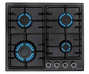Плита газова на 4 конфорки PERFELLI  HGM 61023 BL