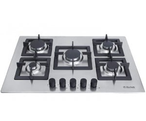 Плитка на пять конфорок PERFELLI INOX SLIM LINE HGM 7530 INOX SLIM LINE