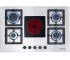 Комбінована плита PERFELLI INOX SLIM LINE HKM 7430 INOX SLIM LINE HKM 7430 INOX SLIM LINE