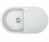 Біла гранітна мийка PERFELLI IZETTA OGI 114-78 WHITE OGI 114-78 WHITE