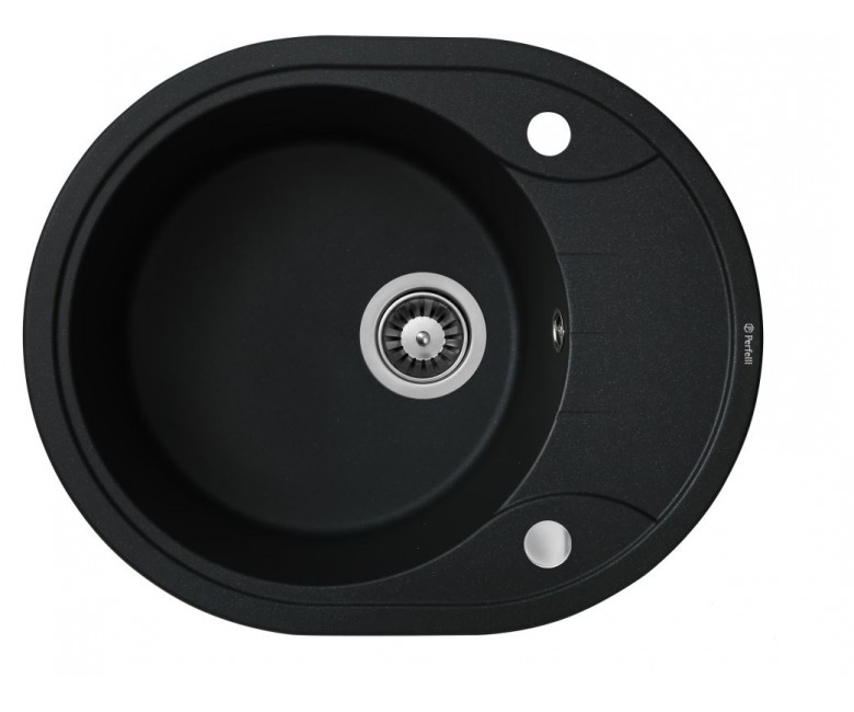 Кухонна мийка, овальна PERFELLI  OGP 135-58 BLACK OGP 135-58 BLACK