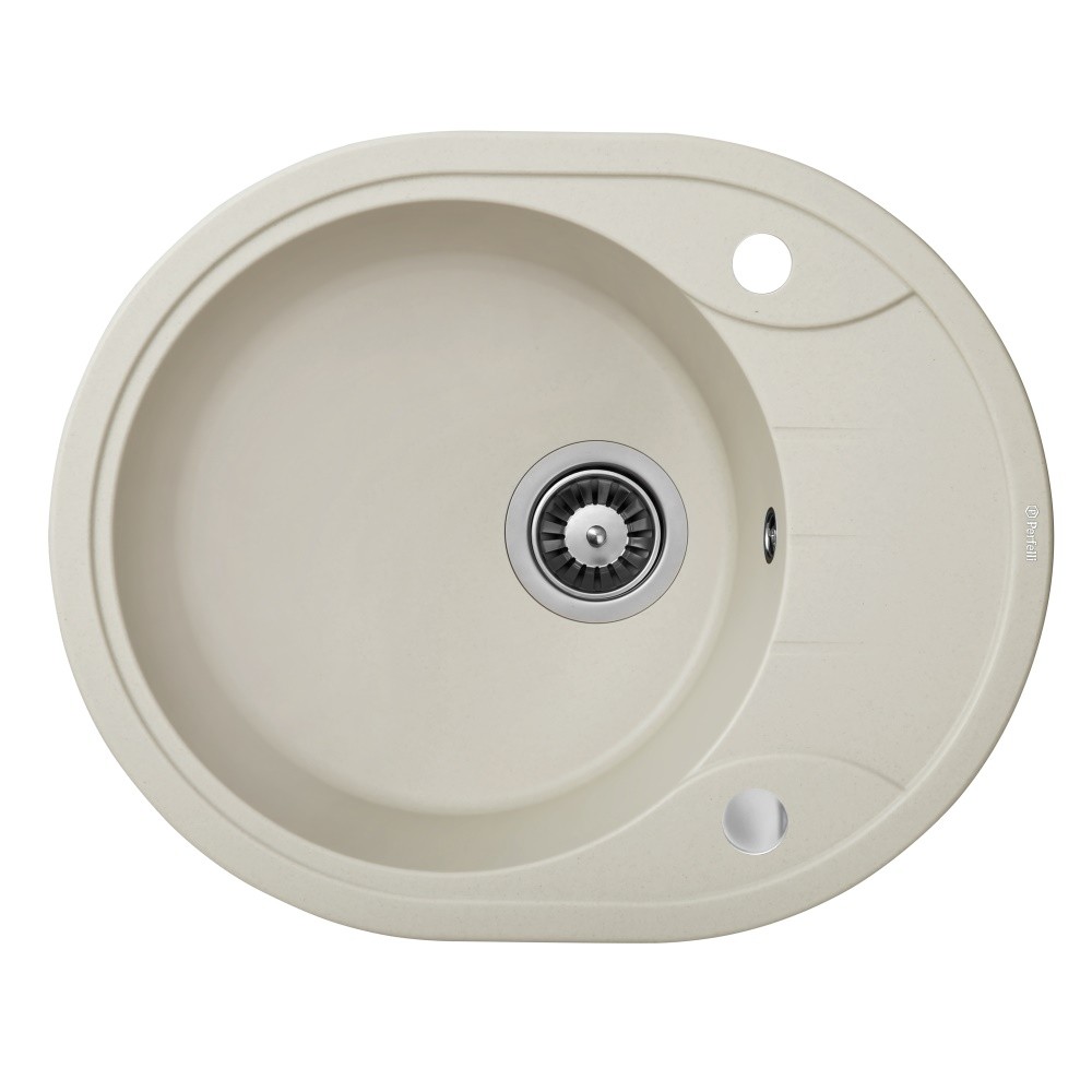 Кухонна мийка, овальна PERFELLI  OGP 135-58 LIGHT BEIGE OGP 135-58 LIGHT BEIGE