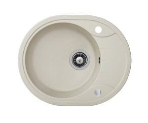 Кухонна мийка, овальна PERFELLI  OGP 135-58 LIGHT BEIGE