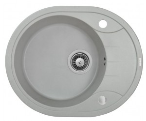 Овальна мийка PERFELLI PRIMO OGP 1351-58 GREY METALLIC