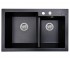 Мийка для кухні PERFELLI BIANCO PGB 2081-79 BLACK METALLIC PGB 2081-79 BLACK METALLIC