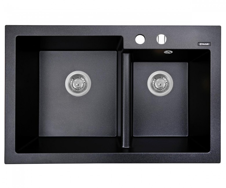 Мийка для кухні PERFELLI BIANCO PGB 2081-79 BLACK METALLIC PGB 2081-79 BLACK METALLIC