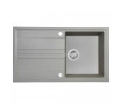 Кухонна мийка з крилом PERFELLI  PGC 1141-86 GREY METALLIC