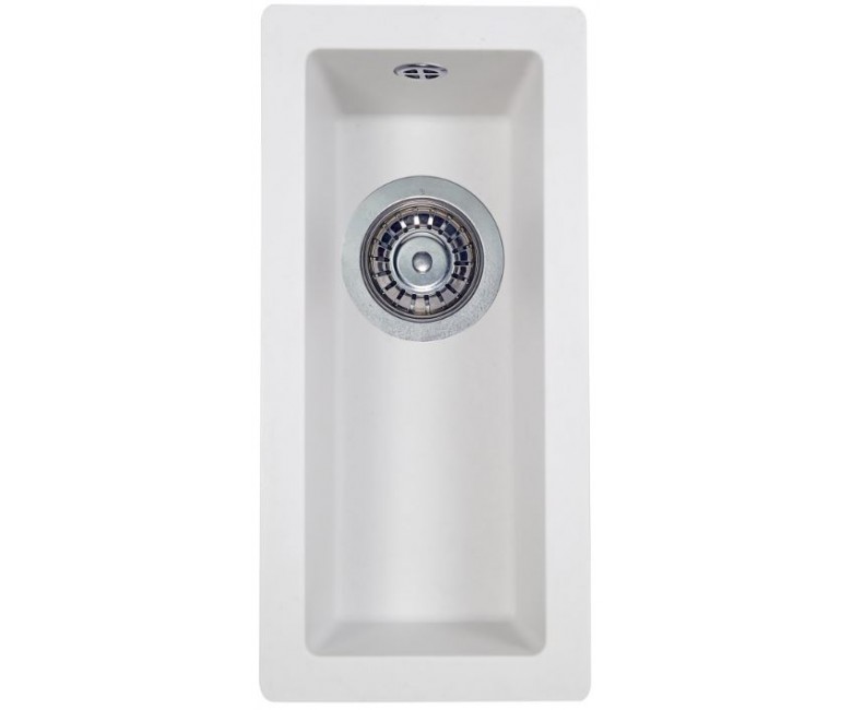 Прямокутна гранітна мийка PERFELLI ESTO PGE 10-22 WHITE PGE 10-22 WHITE