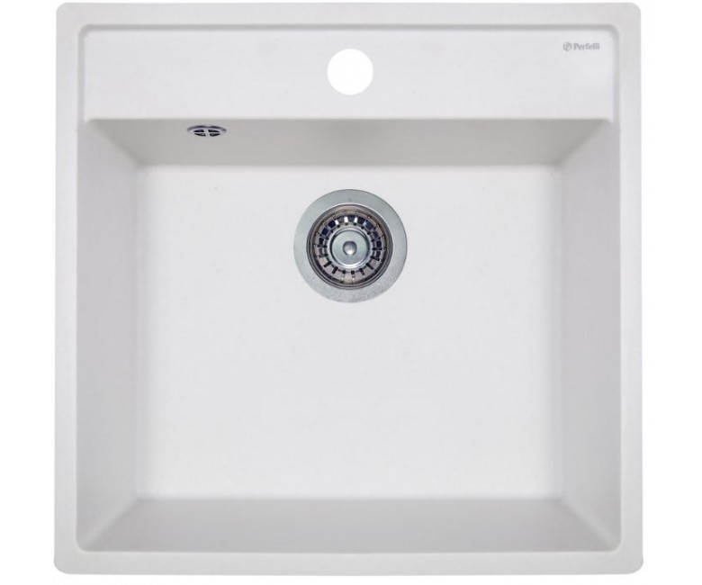 Кухонна мийка врізна PERFELLI ESOTTO PGE 10-50 WHITE PGE 10-50 WHITE