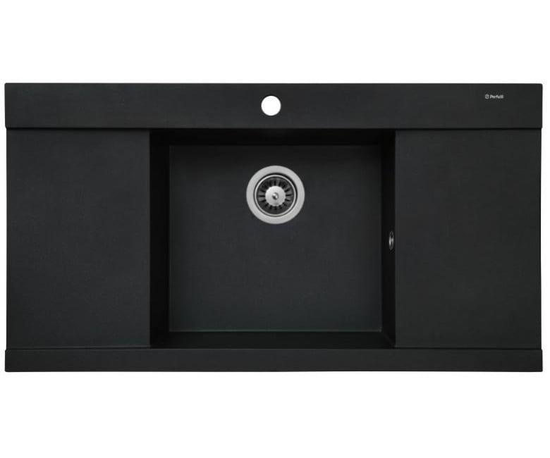Гранітна мийка PERFELLI ETERNO PGE 125-96 BLACK PGE 125-96 BLACK