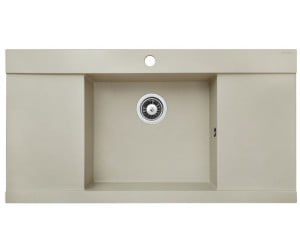Гранітна мийка PERFELLI ETERNO PGE 125-96 LIGHT BEIGE
