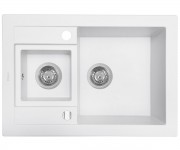 Прямокутна мийка PERFELLI GRANZE PGG 506-67 WHITE