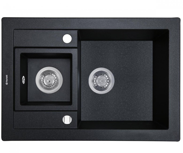 Мийка для кухні PERFELLI GRANZE PGG 5061-67 BLACK METALLIC PGG 5061-67 BLACK METALLIC