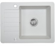 Гранитная мойка PERFELLI  PGP 134-58 WHITE