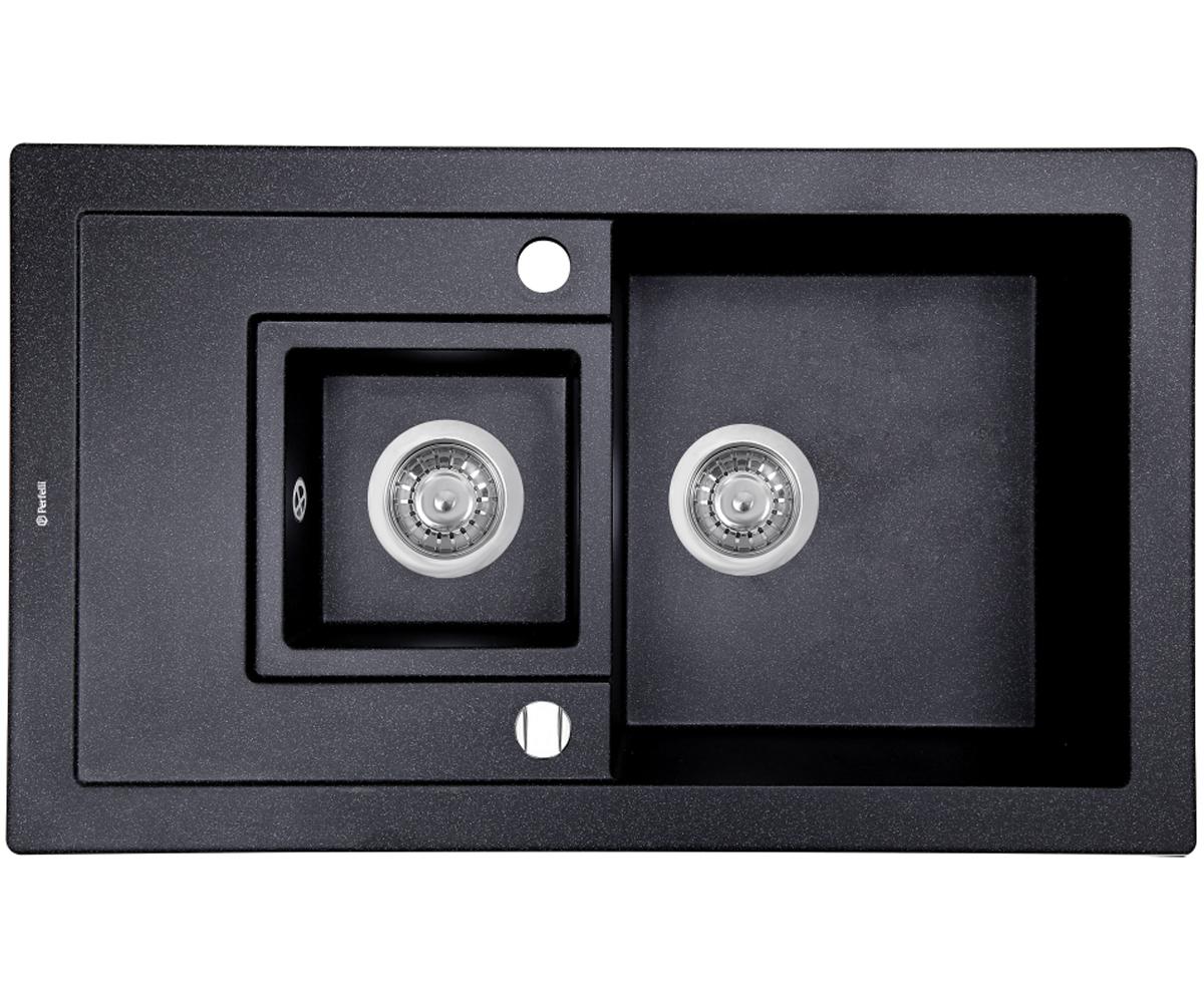 Мийка для кухні PERFELLI PIERRA PGP 5361-78 BLACK METALLIC PGP 5361-78 BLACK METALLIC
