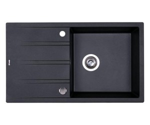 Кухонна мийка PERFELLI  PGR 1141-86 BLACK METALLIC
