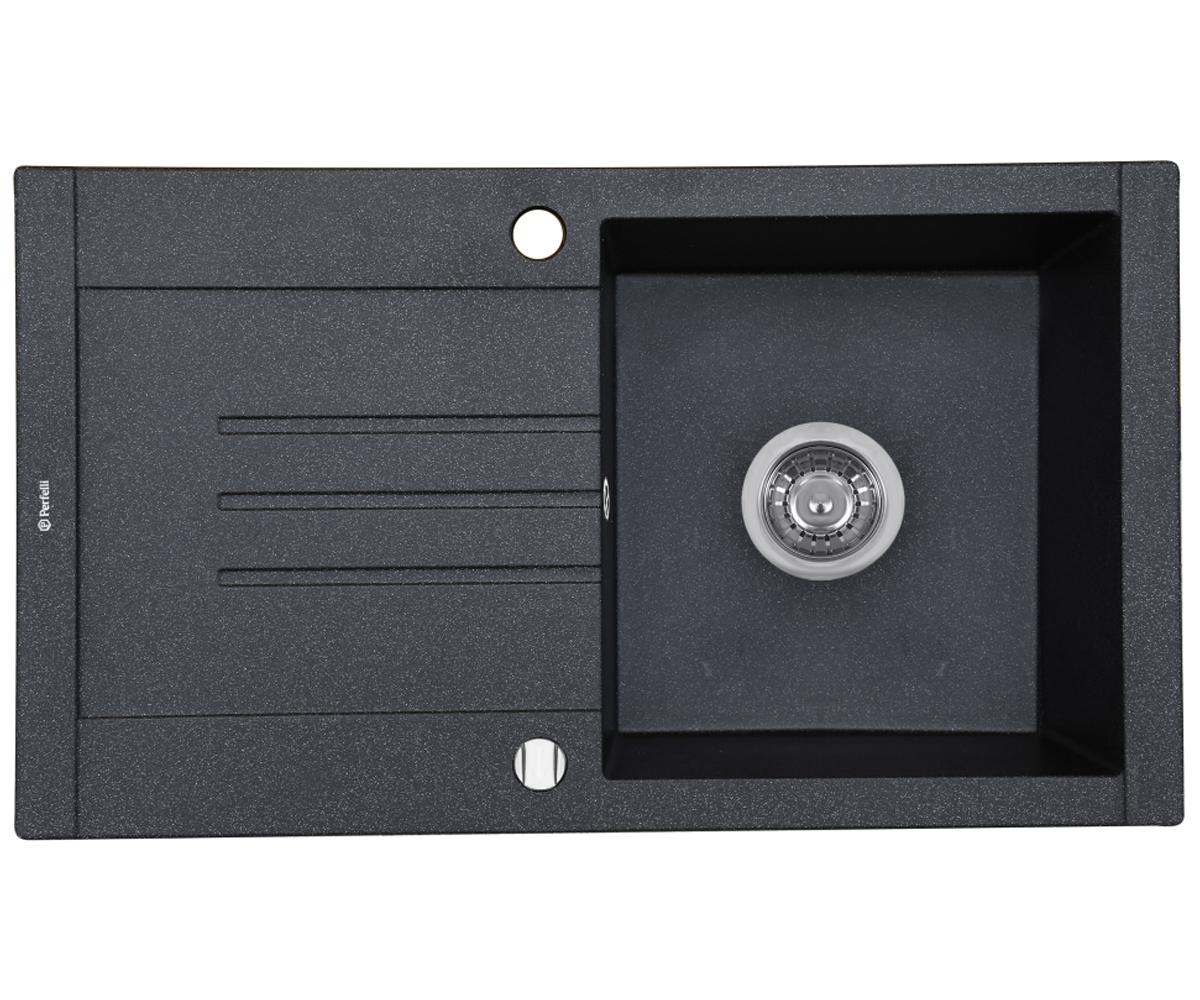 Мийка для кухні PERFELLI  PGT 1141-76 BLACK METALLIC PGT 1141-76 BLACK METALLIC