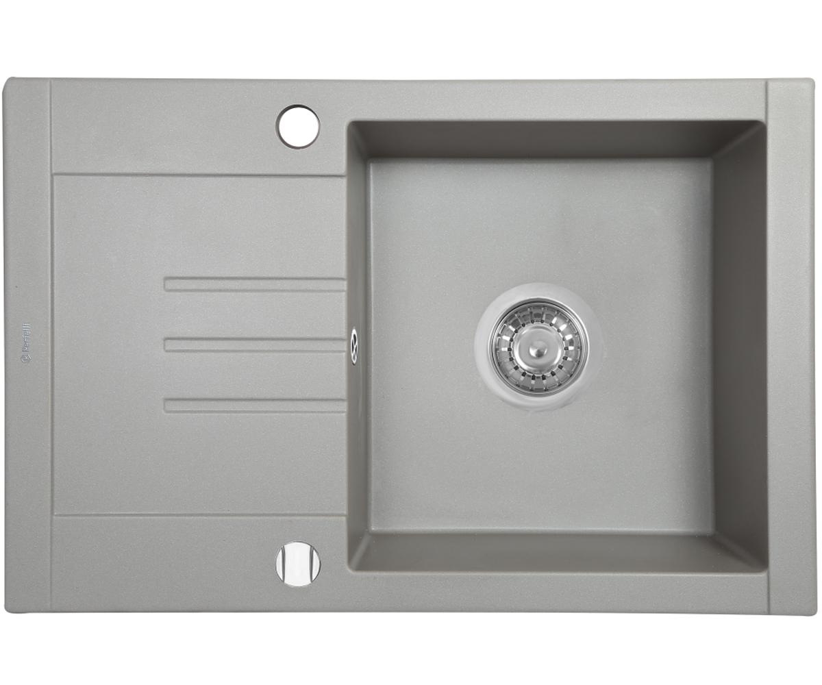 Мийка для кухні PERFELLI  PGT 1341-66 GREY METALLIC PGT 1341-66 GREY METALLIC